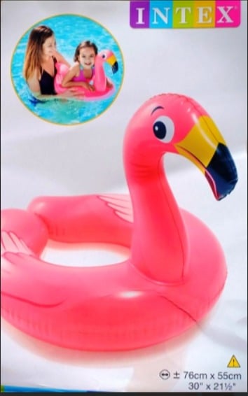 ANILLO FLOTADOR ANIMAL FLAMENCO - 1
