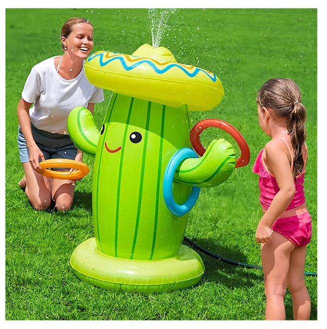 JUEGO CACTUS INFLABLE ROCIADOR LANZA AGUA BESTWAY - 2