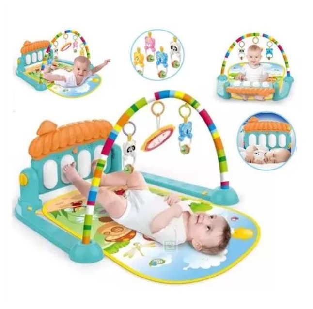 GIMNASIO DE BEBE CON PIANO PARA PATEAR 3 EN 1 - 4
