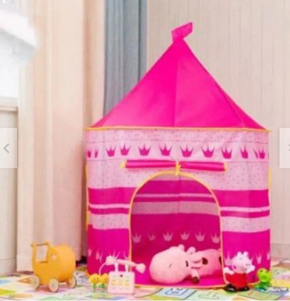 CASTILLO ARMABLE PARA NIÑOS - COLOR ROSADO - 1