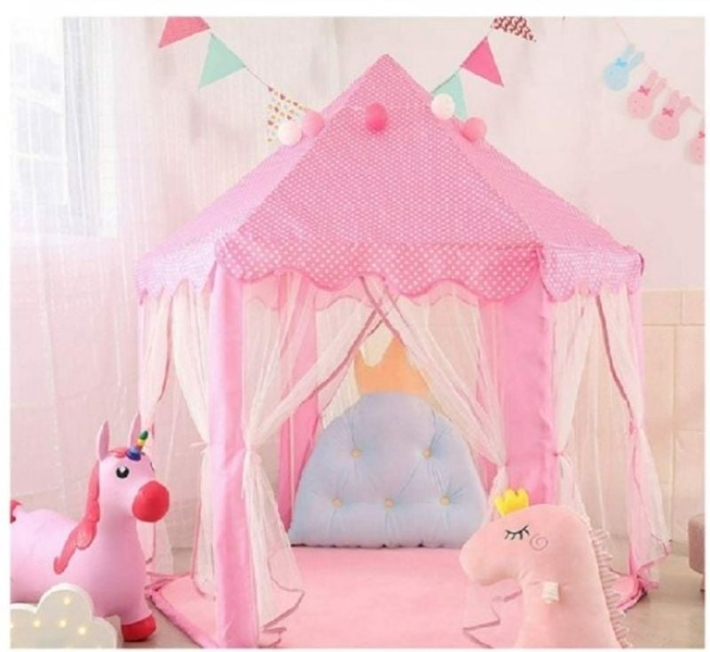 CARPA CASTILLO PRINCESA CON LUCES MODELO TUL - 2