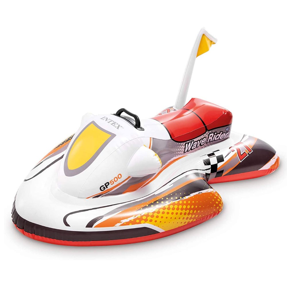 FLOTADOR INFLABLE MONTABLE MODELO LANCHA ACUATICA - INTEX - 1