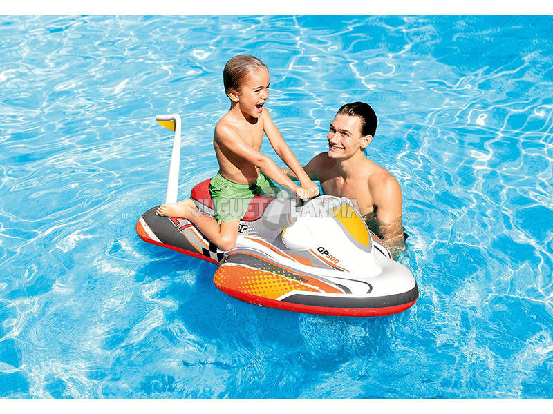 FLOTADOR INFLABLE MONTABLE MODELO LANCHA ACUATICA - INTEX - 2
