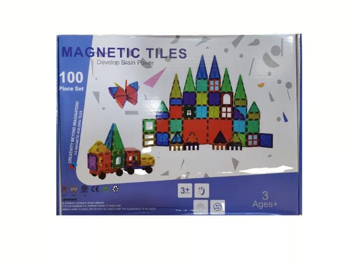 BLOQUES MAGNÉTICOS DE CONSTRUCCIÓN 100 PCS - 1