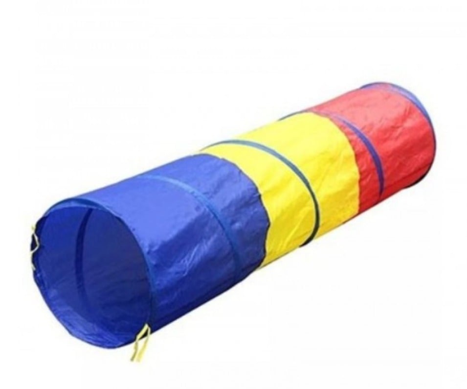 TÚNEL PLEGABLE DE TELA PARA NIÑOS 180X46 CM - 2