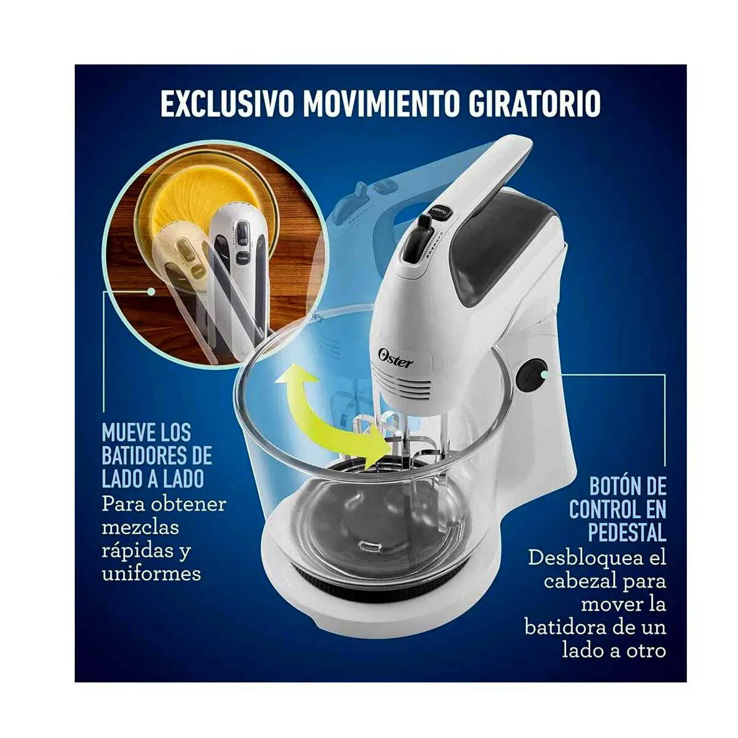 BATIDORA OSTER FPSTHS3611 DE MANO Y PEDESTAL - 2