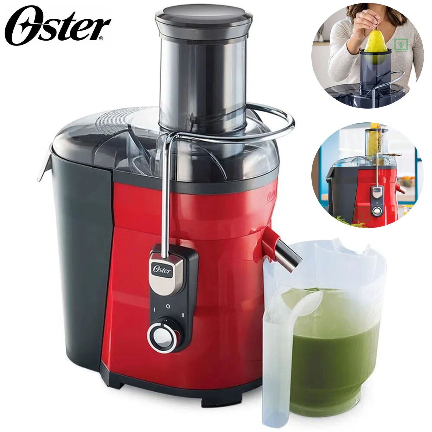 EXTRACTOR OSTER FPSTJE317R 600W JUGOS - 1