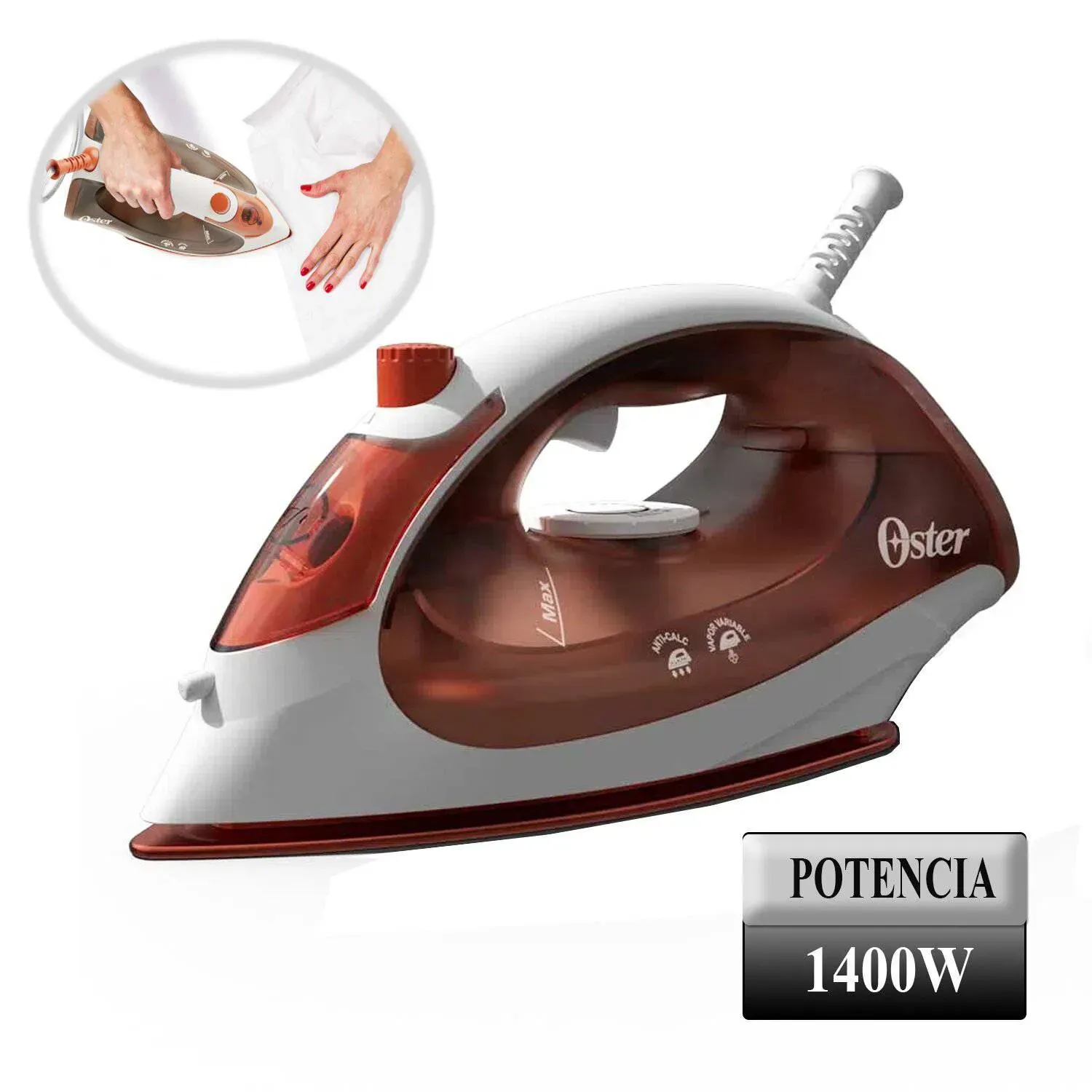 PLANCHA VAPOR COMPACTA OSTER GCSTBS5004 - 1