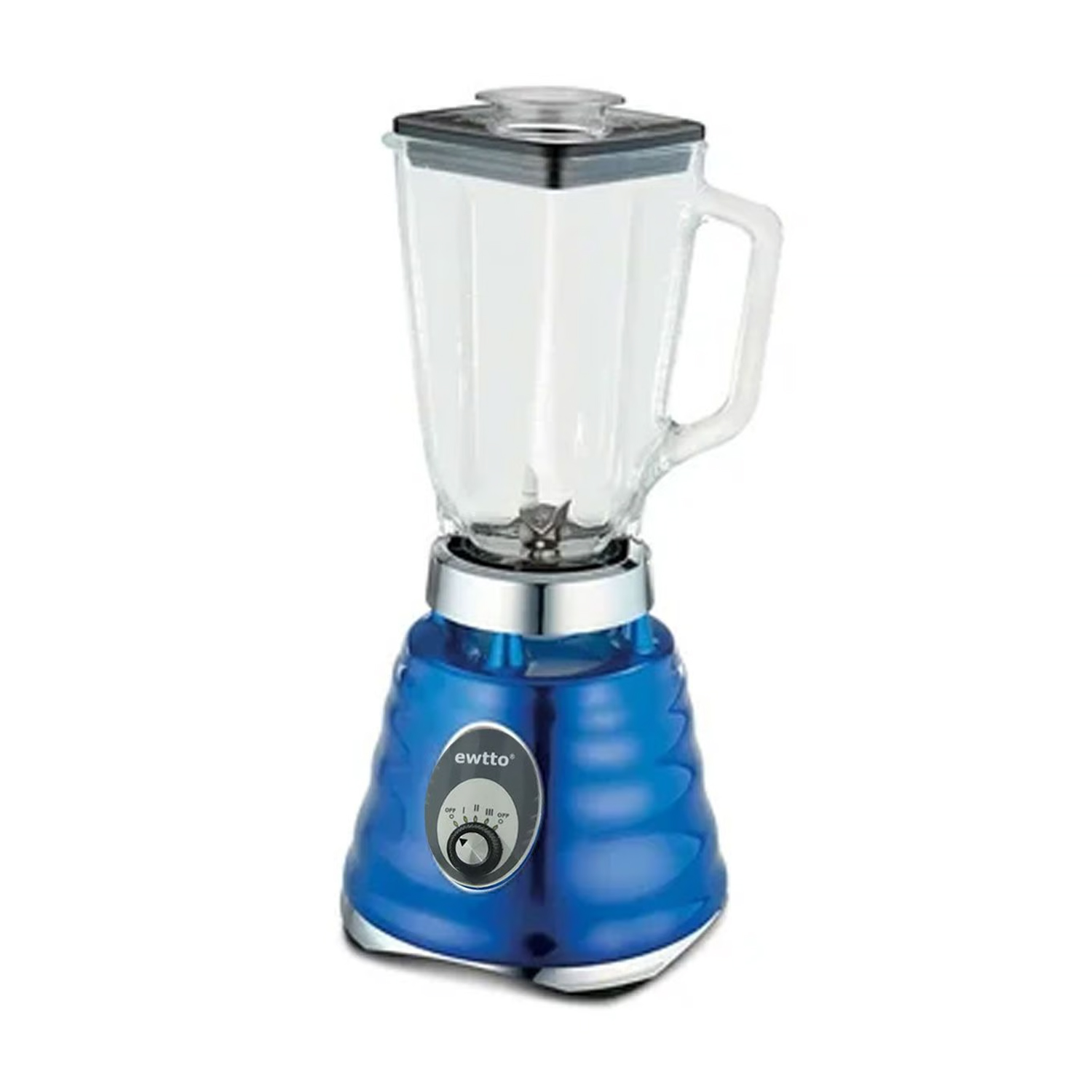 LICUADORA EWTTO ET-Y3448-A CLASICA 3 VELOCIDADES 600W | AZUL - 2