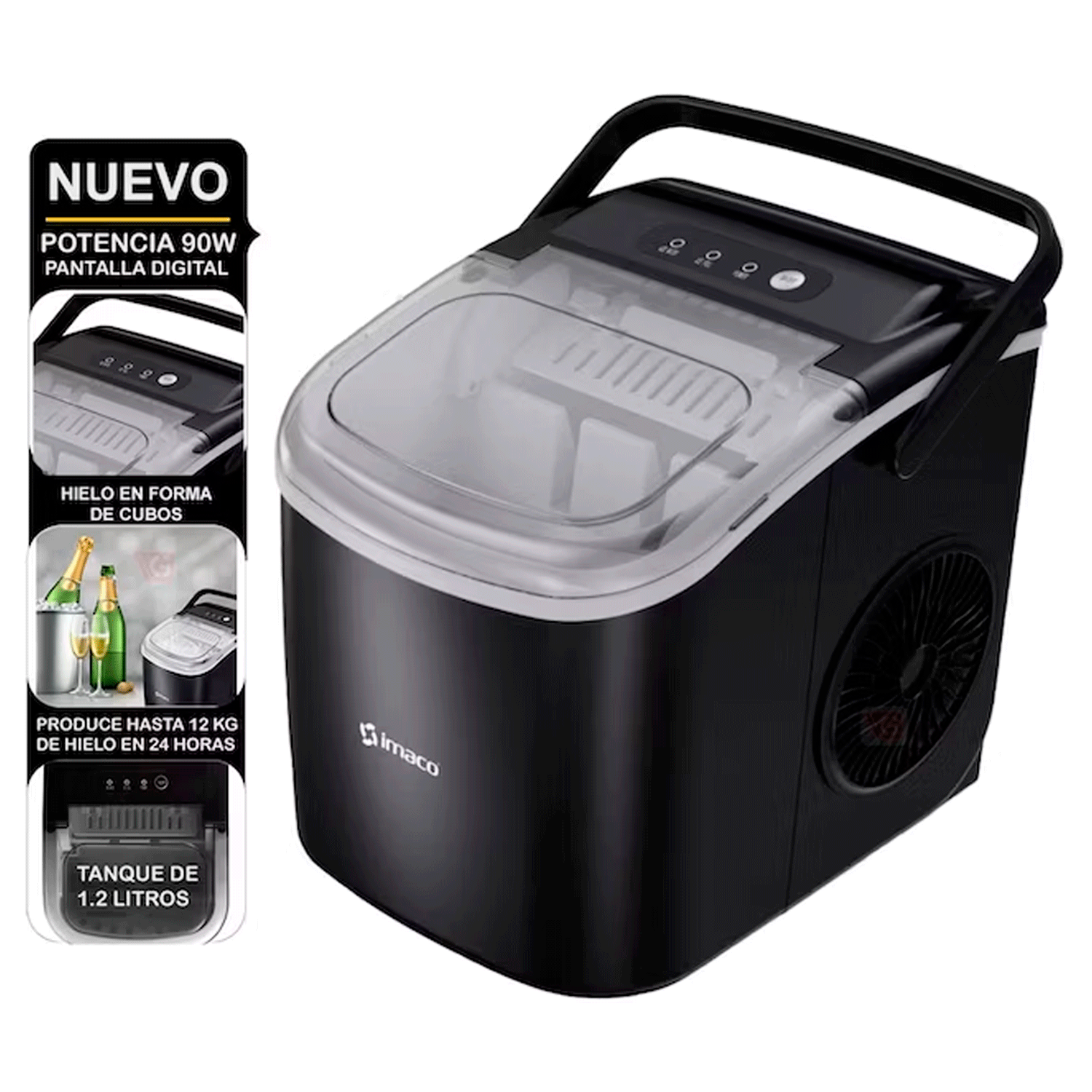 MAQUINA PARA HACER HIELO IMACO IMK1209 - 1