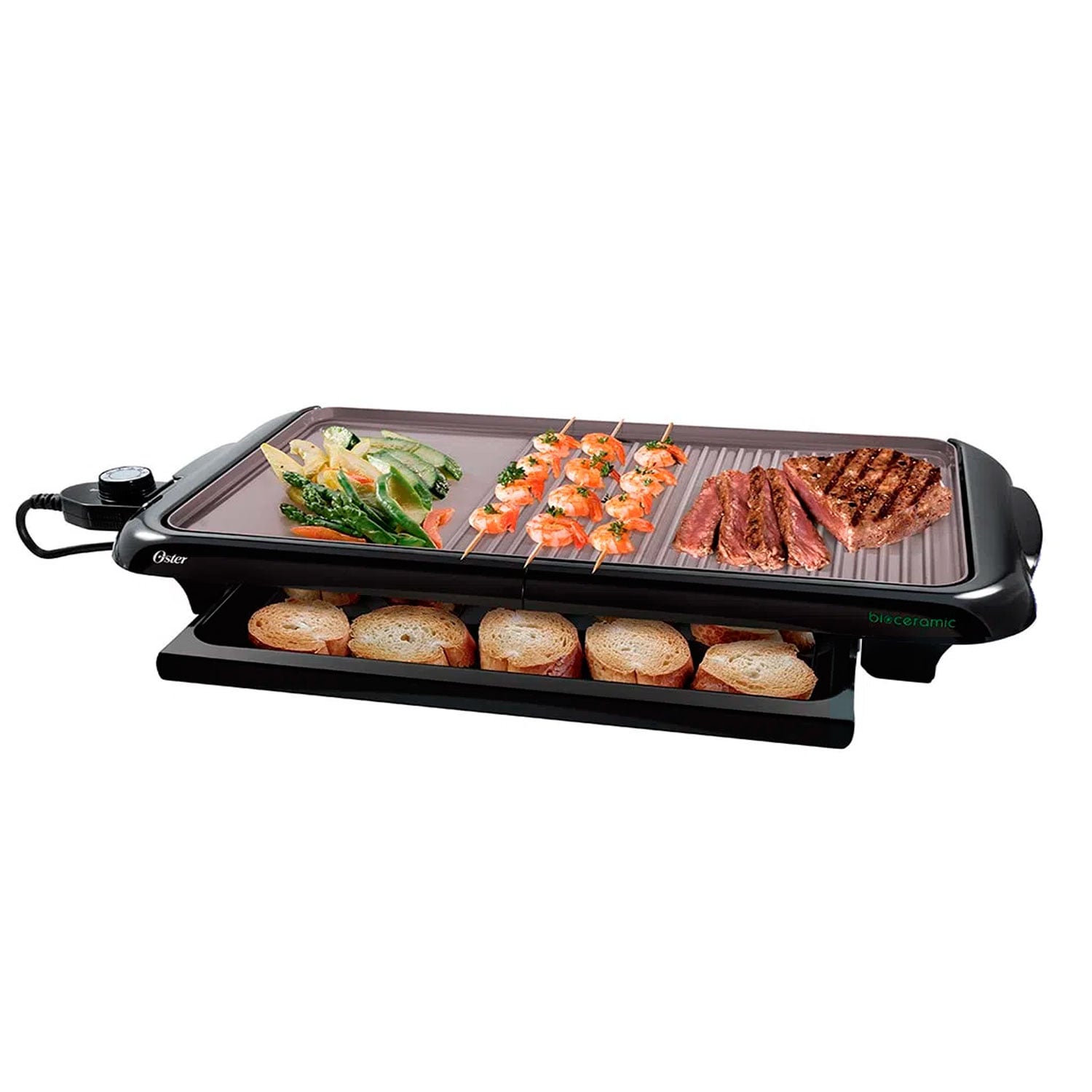 PLANCHA Y PARRILLA BIOCERAMIC CKSTGR5085 1500W - 1