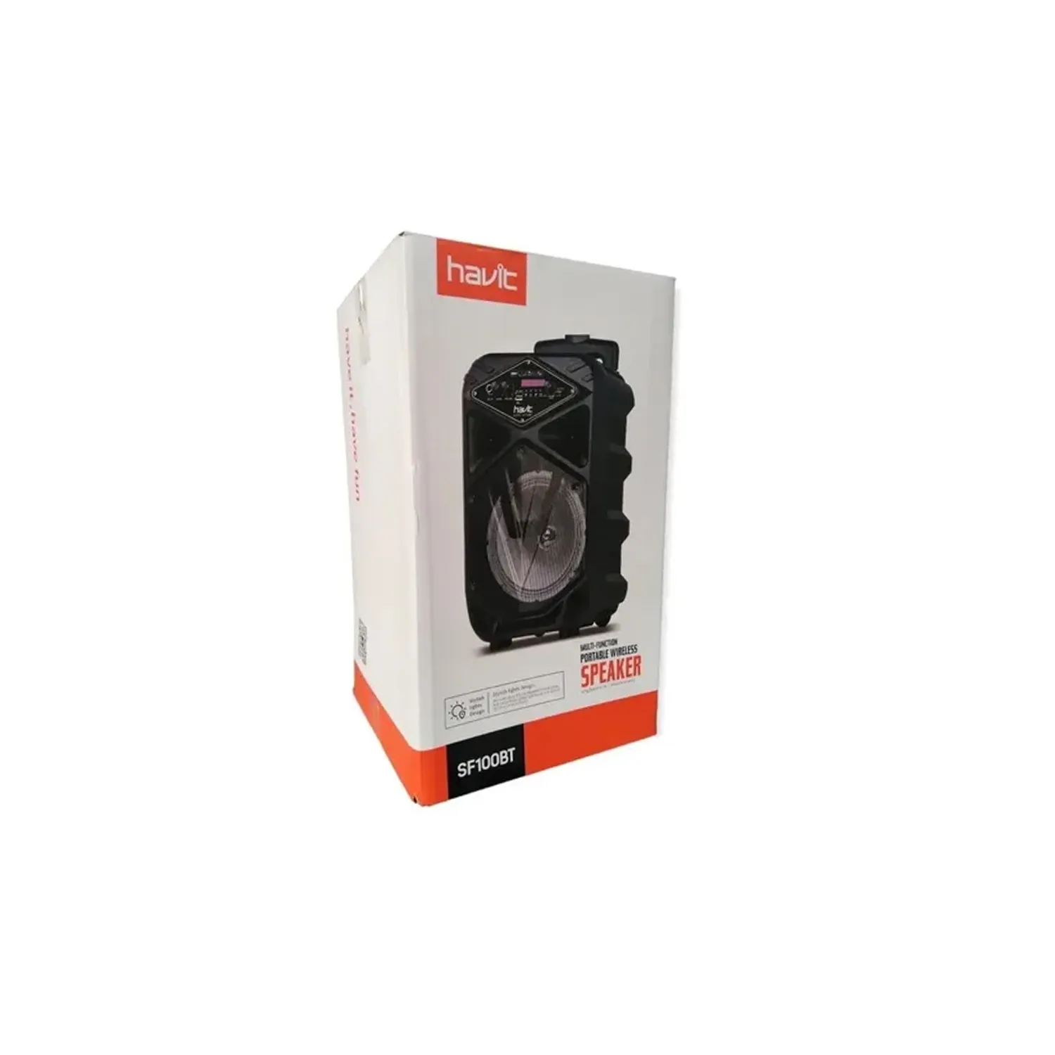 PARLANTE BLUETOOTH HAVIT SF100BT PORTATIL 12 W CONTROL MICROFONO NEGRO - 3