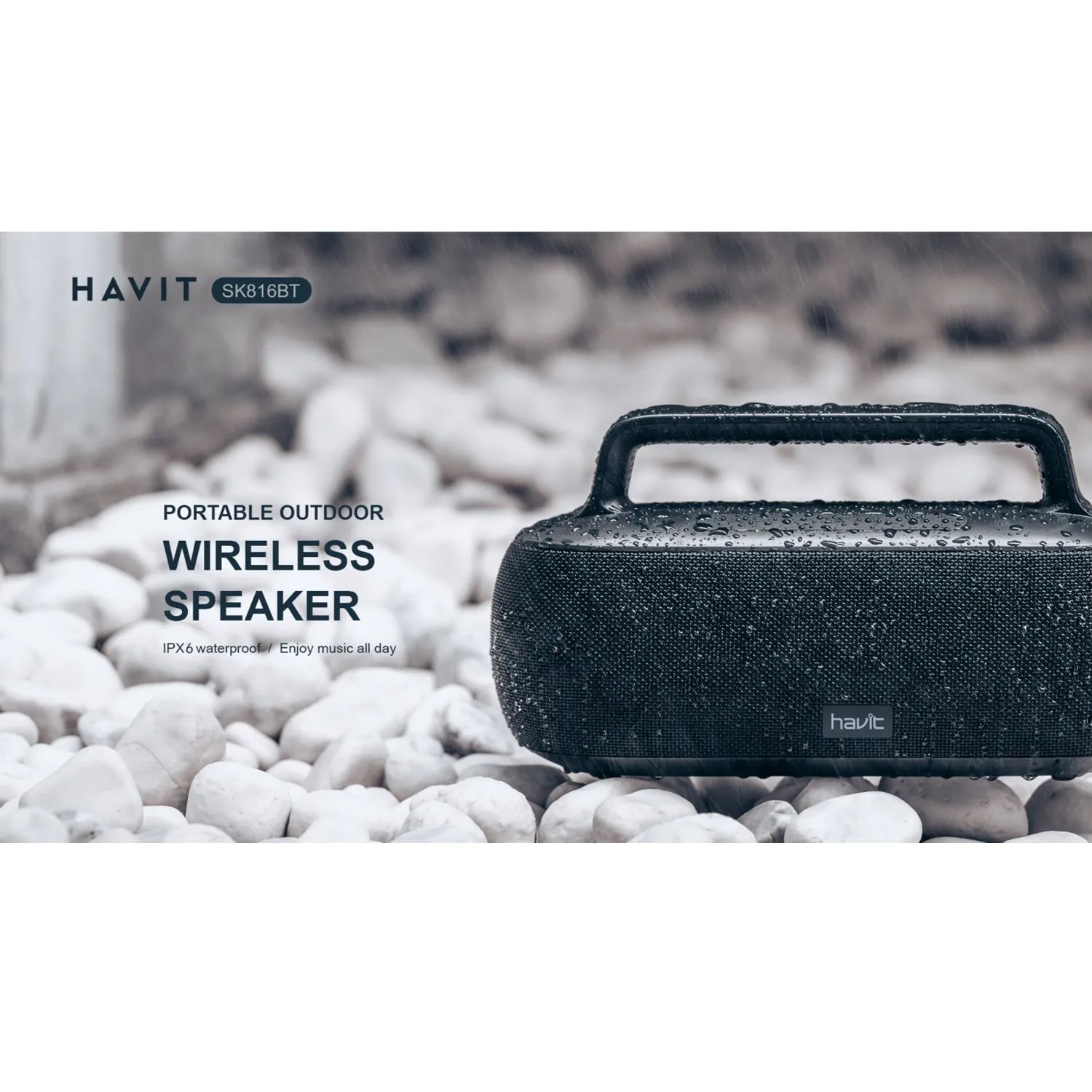 PARLANTE BLUETOOTH HAVIT SK816BT PORTATIL 15 W MANGO - 4