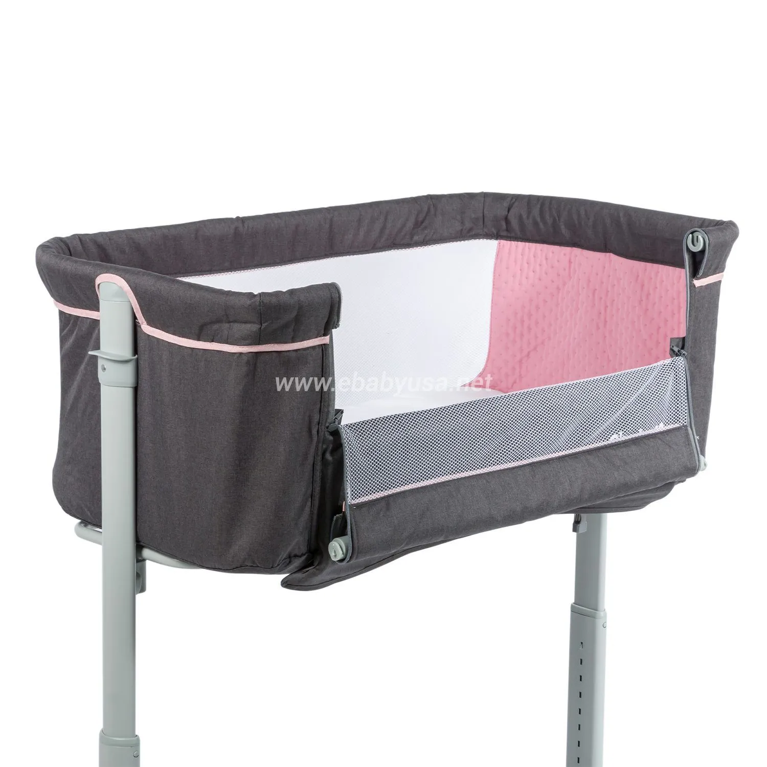 CUNA EBABY EB756 METAL GRIS COLECHO TAMI - 5