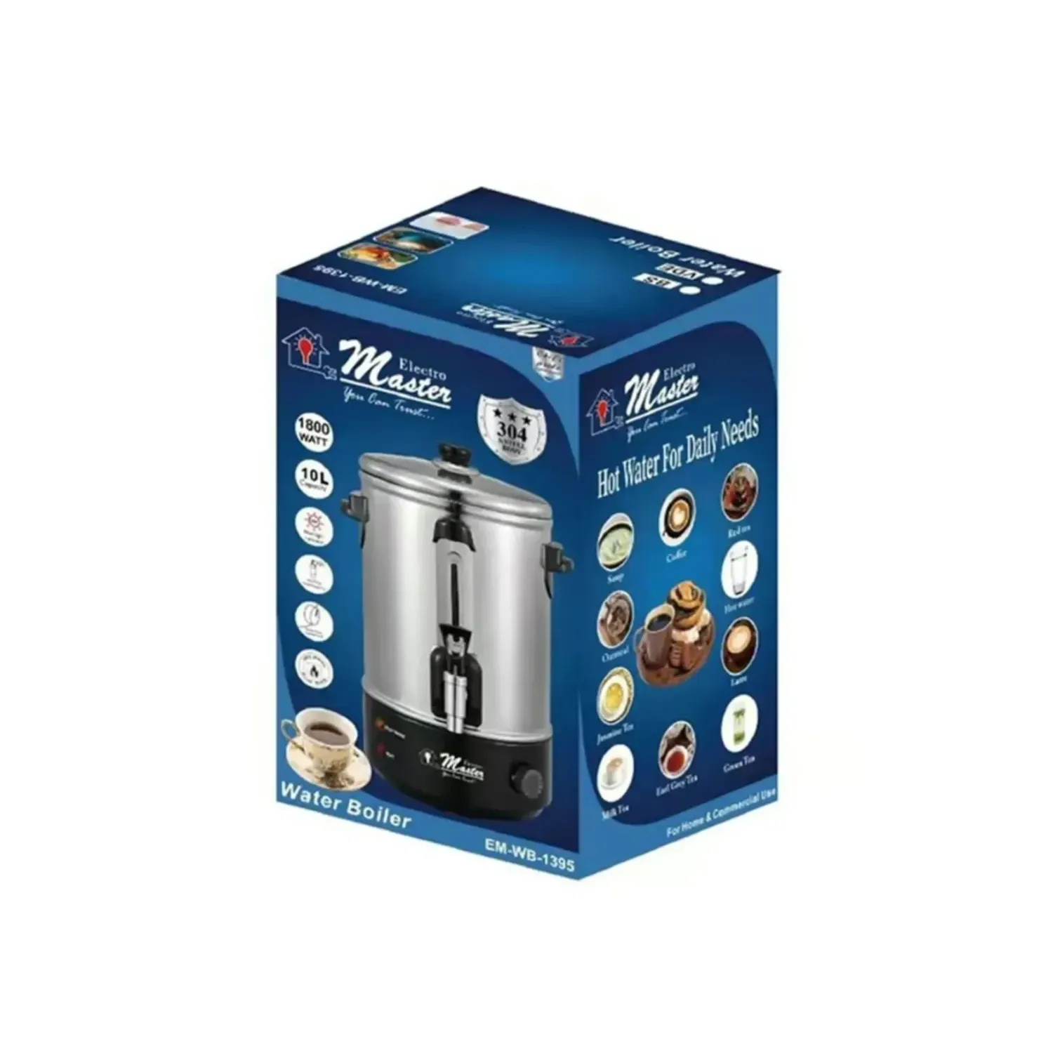 TERMOHERVIDOR ELECTROMASTER 10 LITROS EM-WB-1395 - 3