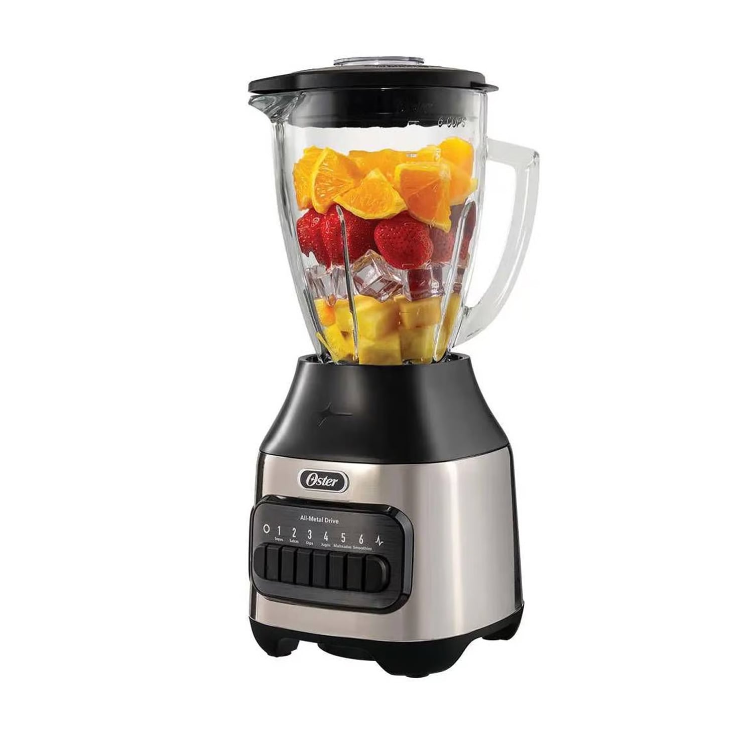 LICUADORA OSTER BLSTPEG-NPB 1.5LT 6VEL 800W - 6