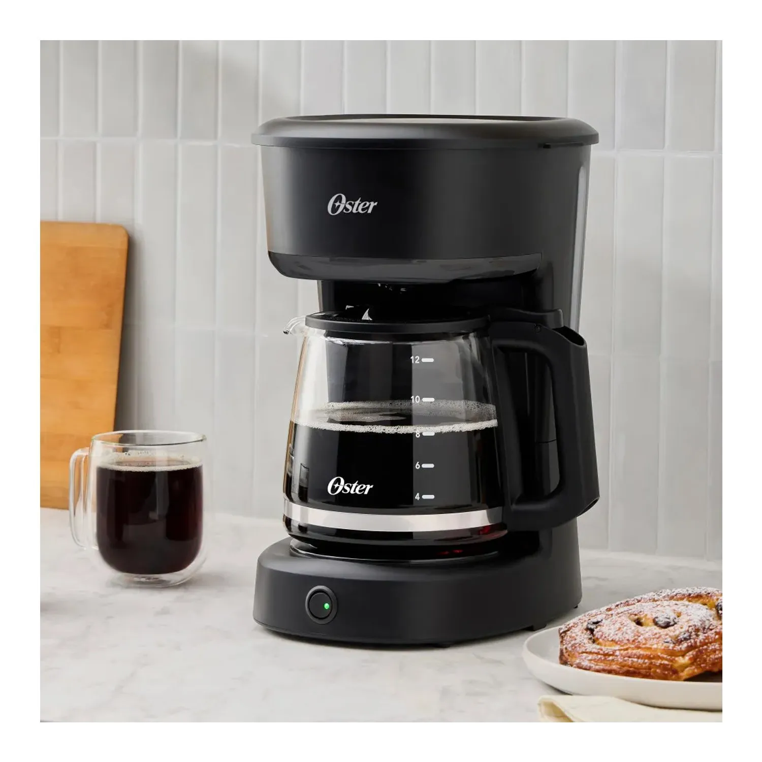 CAFETERA OSTER 12 TAZAS DE FILTRO REUTILIZABLE BVSTDCS121B - 2