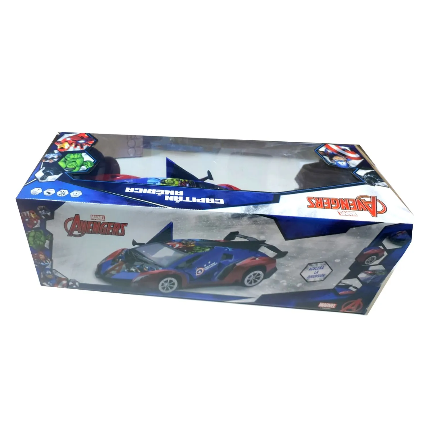 JUGUETE CARRO DE VELOCIDAD CON CONTROL REMOTO AVENGERS - 3