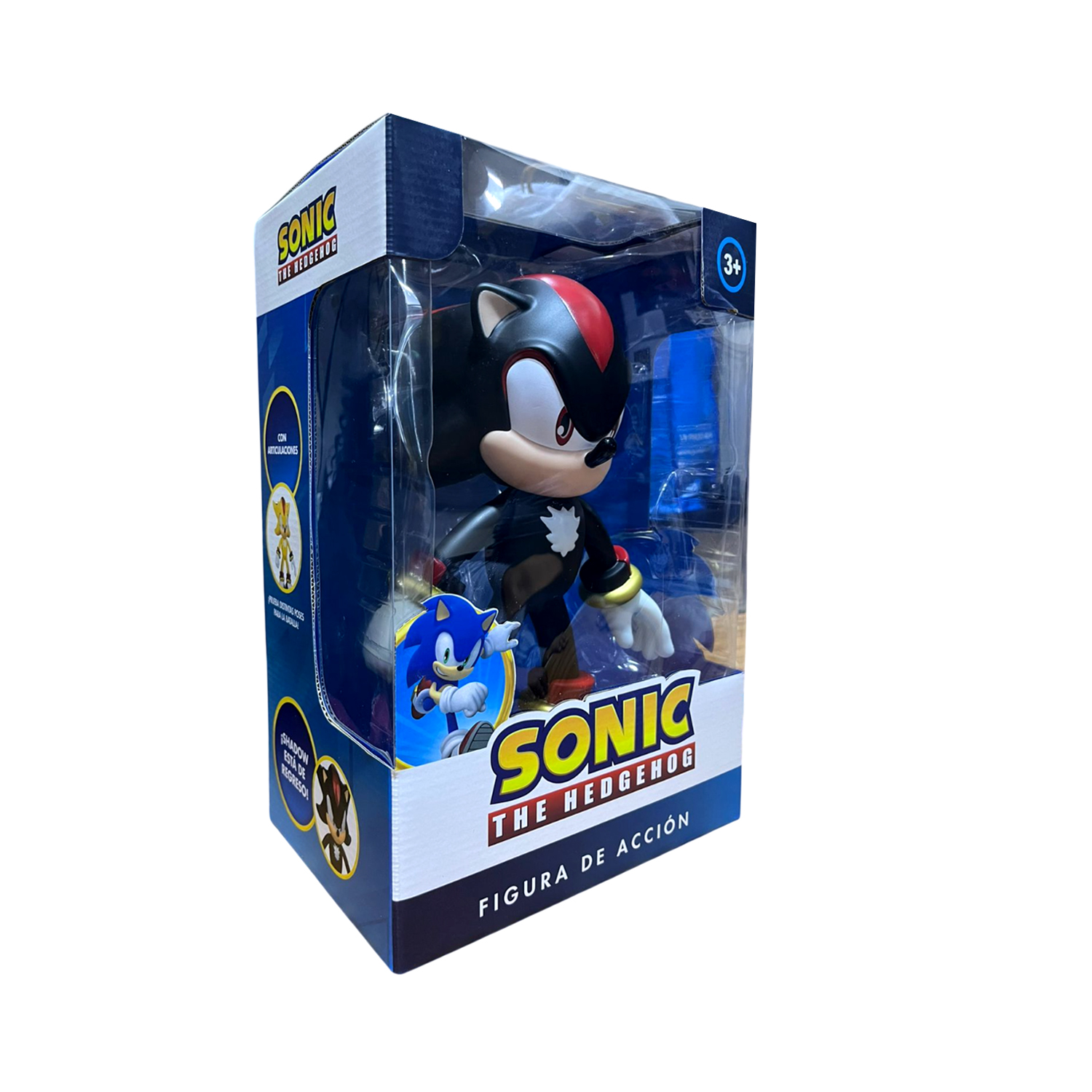 MUÑECO SONIC THE HEDGEHOG ARTICULABLE SHADOW 9938-SHADOW - 5