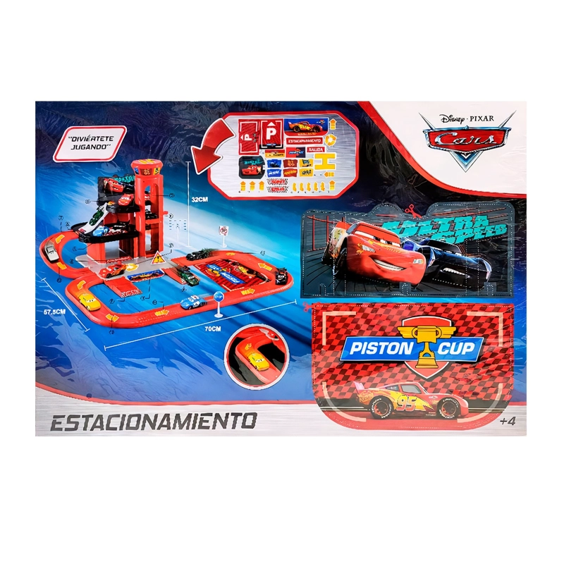JUGUETE PISTA DE ESTACIONAMIENTO CARS ALTERNATIVO A1 6339 - 4