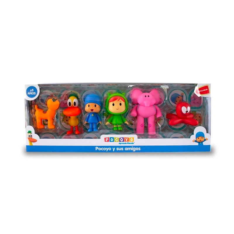 SET DE FIGURAS ARTICULABLES POCOYO Y SUS AMIGOS 6PCS - 3