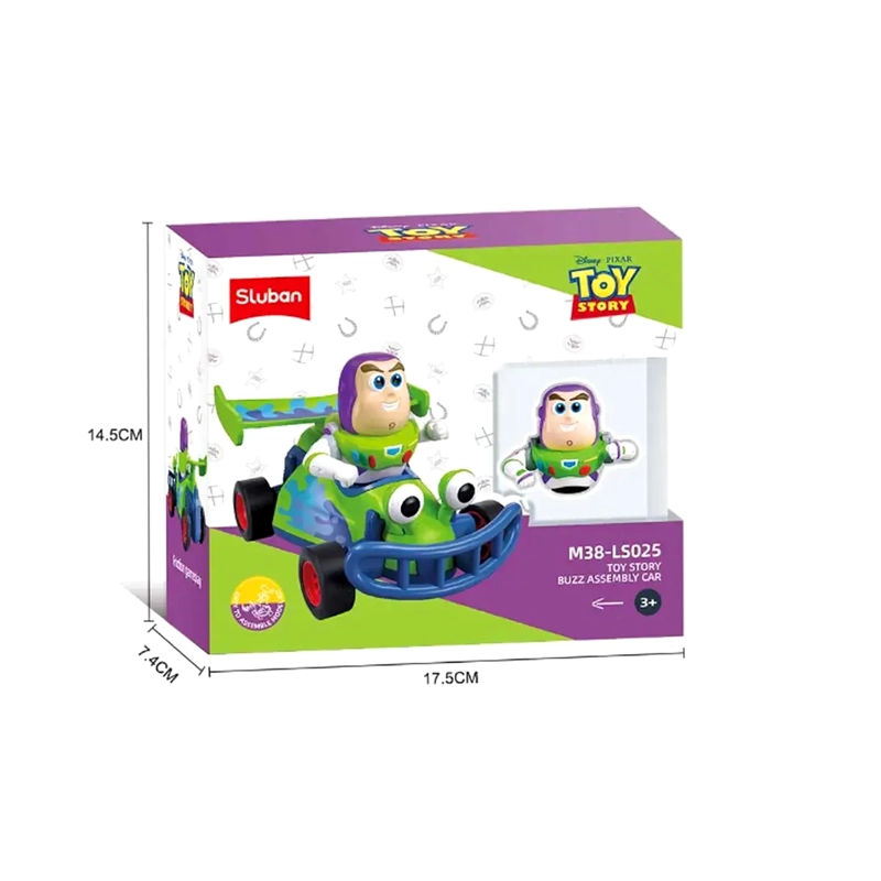 JUGUETE CARRO DE CARRERAS DE FRICCIÓN DE BUZZ LIGHTYEAR 7 PIEZAS M38-LS025 - 5
