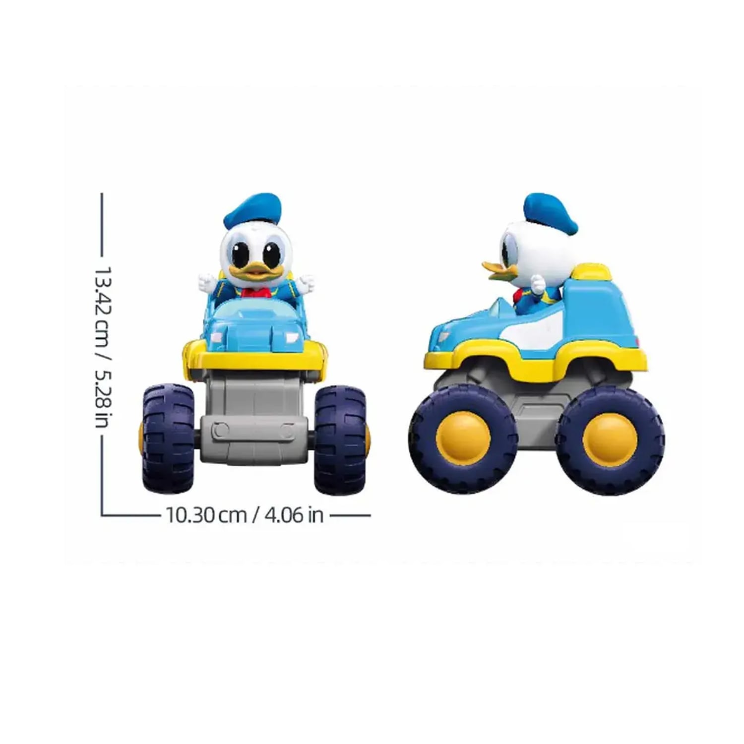 JUGUETE CAMIÓN MONSTRUO DE FRICCIÓN DEL PATO DONALD 10 PIEZAS - 2