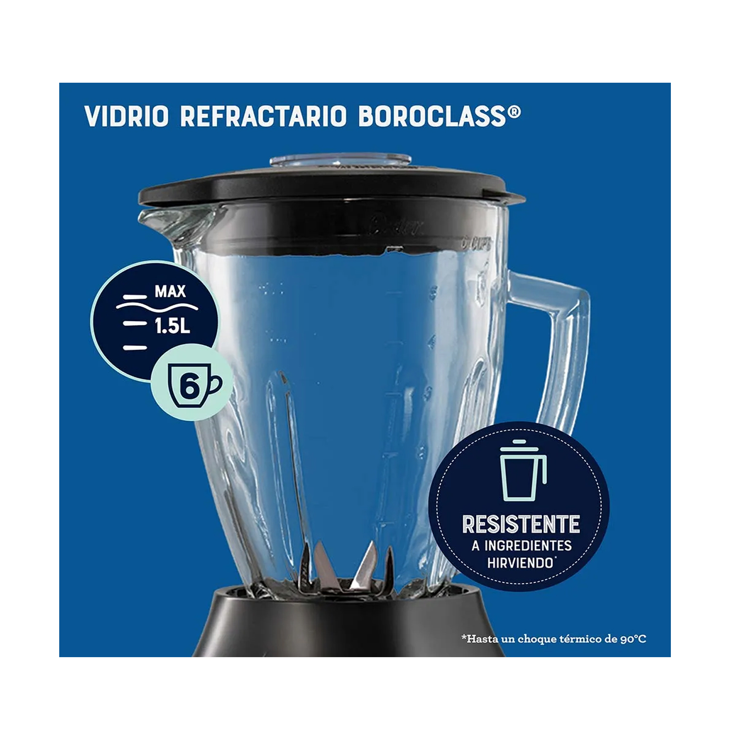 LICUADORA CON TECNOLOGÍA DE MOTOR REVERSIBLE OSTER BLSTPEG-CRT 3 VELOCIDADES - 6