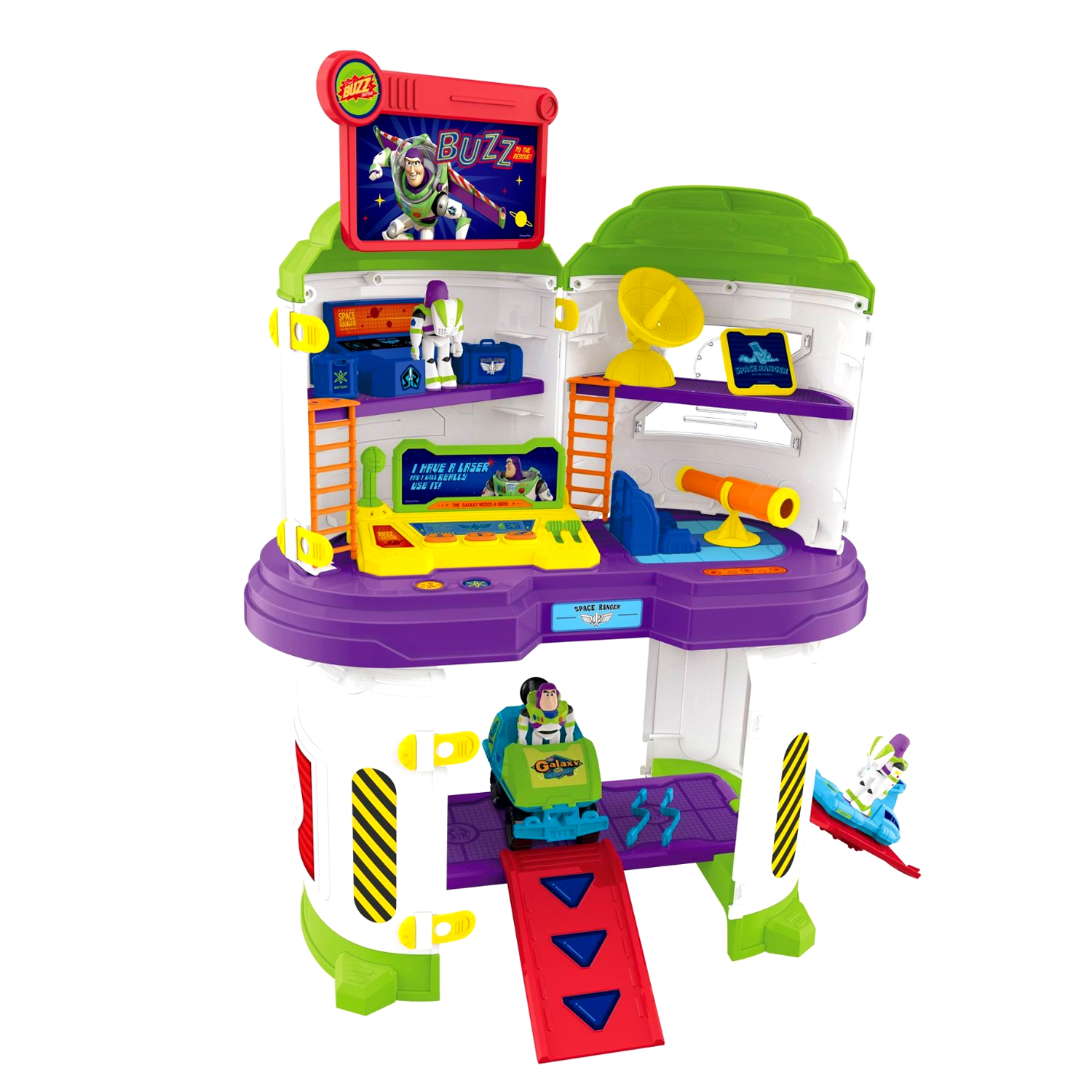 JUGUETE BASE ESPACIAL BUZZ LIGHTYEAR 2 EN 1 CON LUCES EODS008-503A - 6