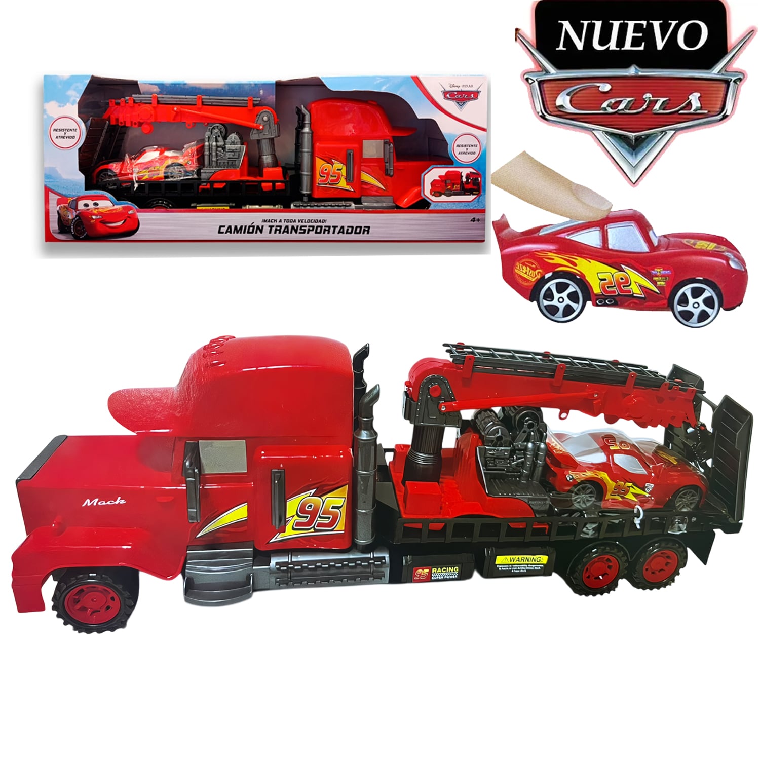 JUGUETE CAMIÓN TRANSPORTADOR DE CARS 919-229A - 1