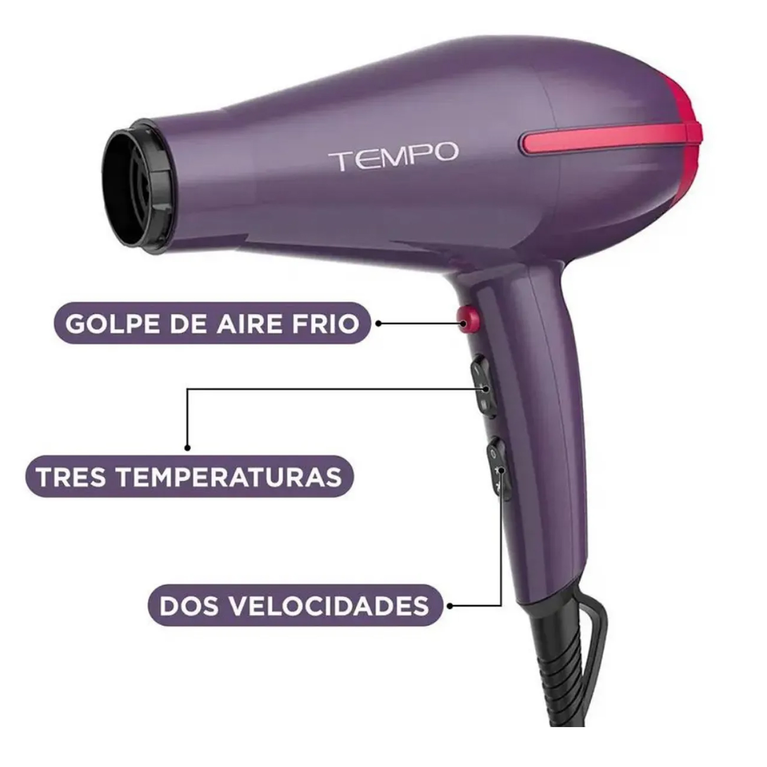 SECADORA DE CABELLO TEMPO CERAMIC 2200W GAMA BECHD0000002015 - 7