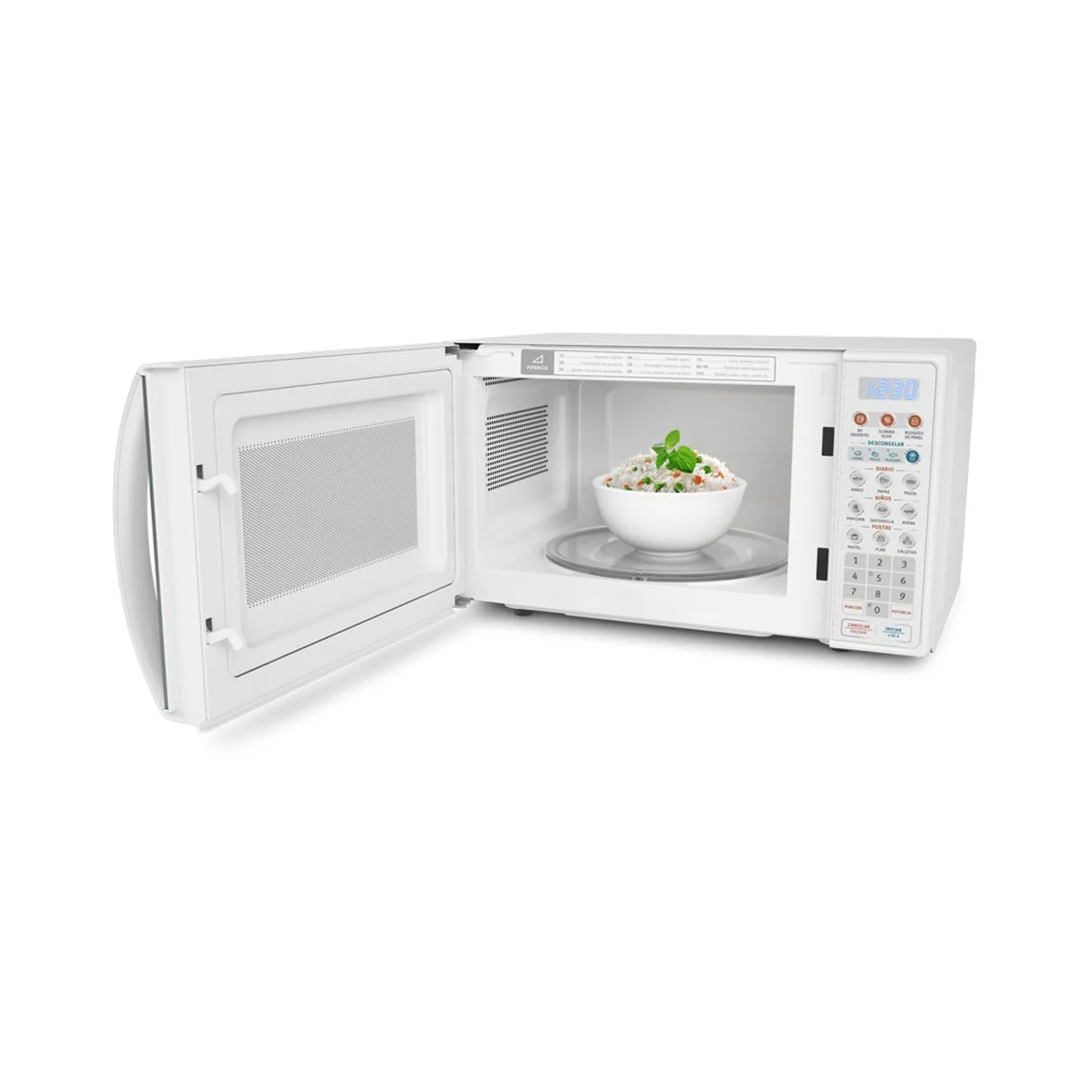 HORNO MICROONDAS 17L BLANCO ELECTROLUX EMDO17S2GSRUW - 5