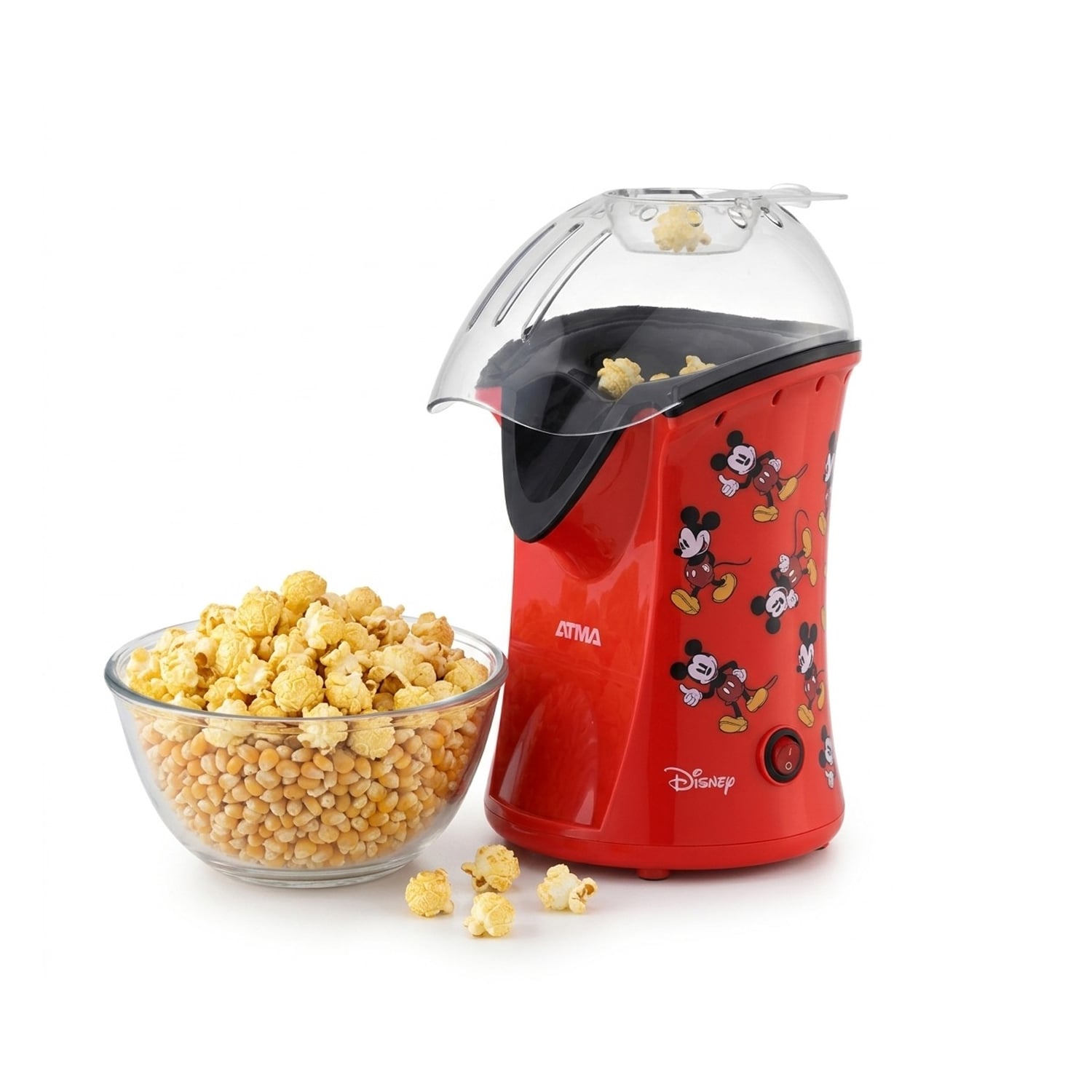 COMBO WAFLERA SANDWICHERA ATMA DE MICKEY DISNEY + POP CORN MAKER CANCHITA SIN ACEITE ATMA DISNEY - 6
