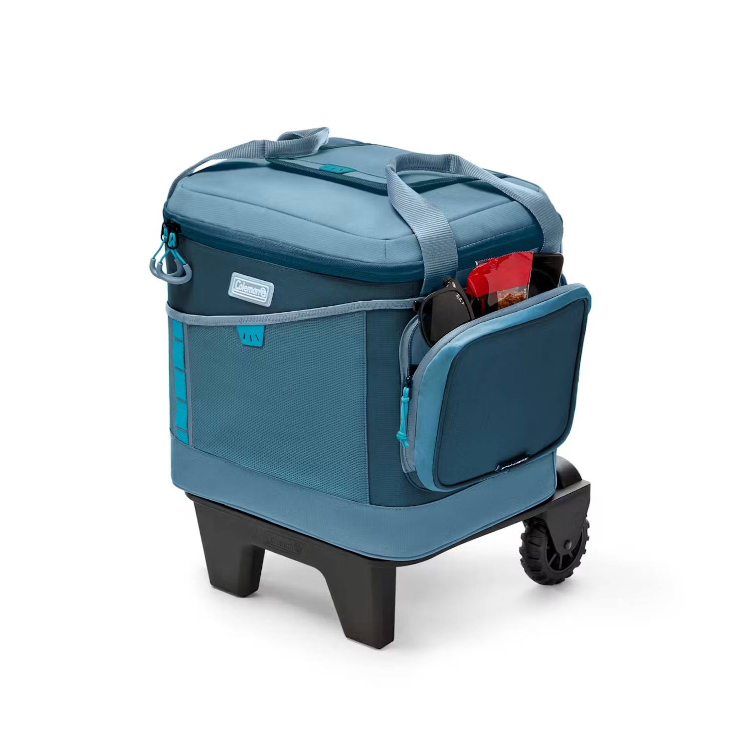NEVERA PORTÁTIL FLEXIBLE SPORTFLEX™ DE 42 LATAS CON RUEDAS, COLOR OCÉANO - 7