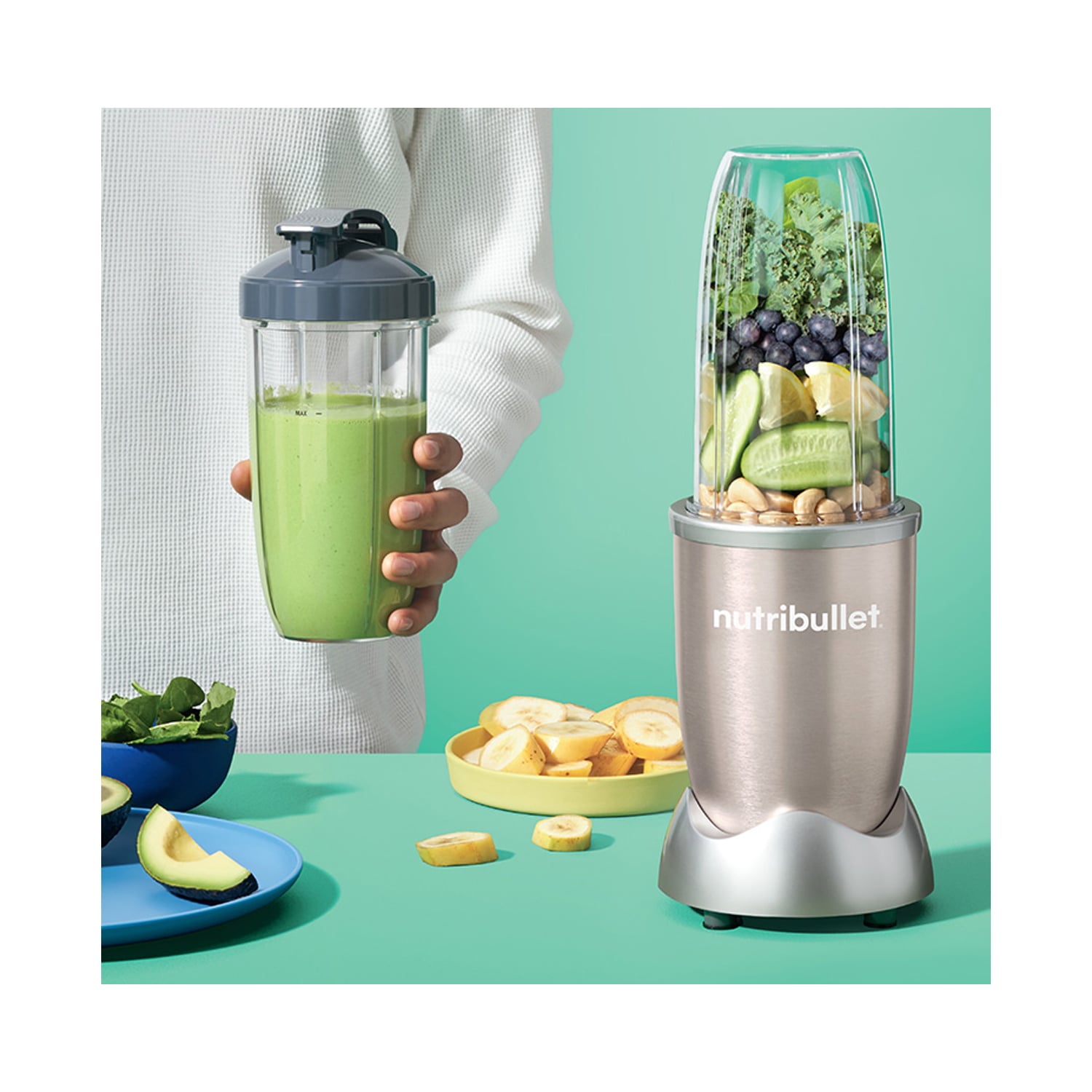 LICUADORA PORTÁTIL NUTRIBULLET PRO 900 PARA SMOOTHIES Y BATIDOS - 2