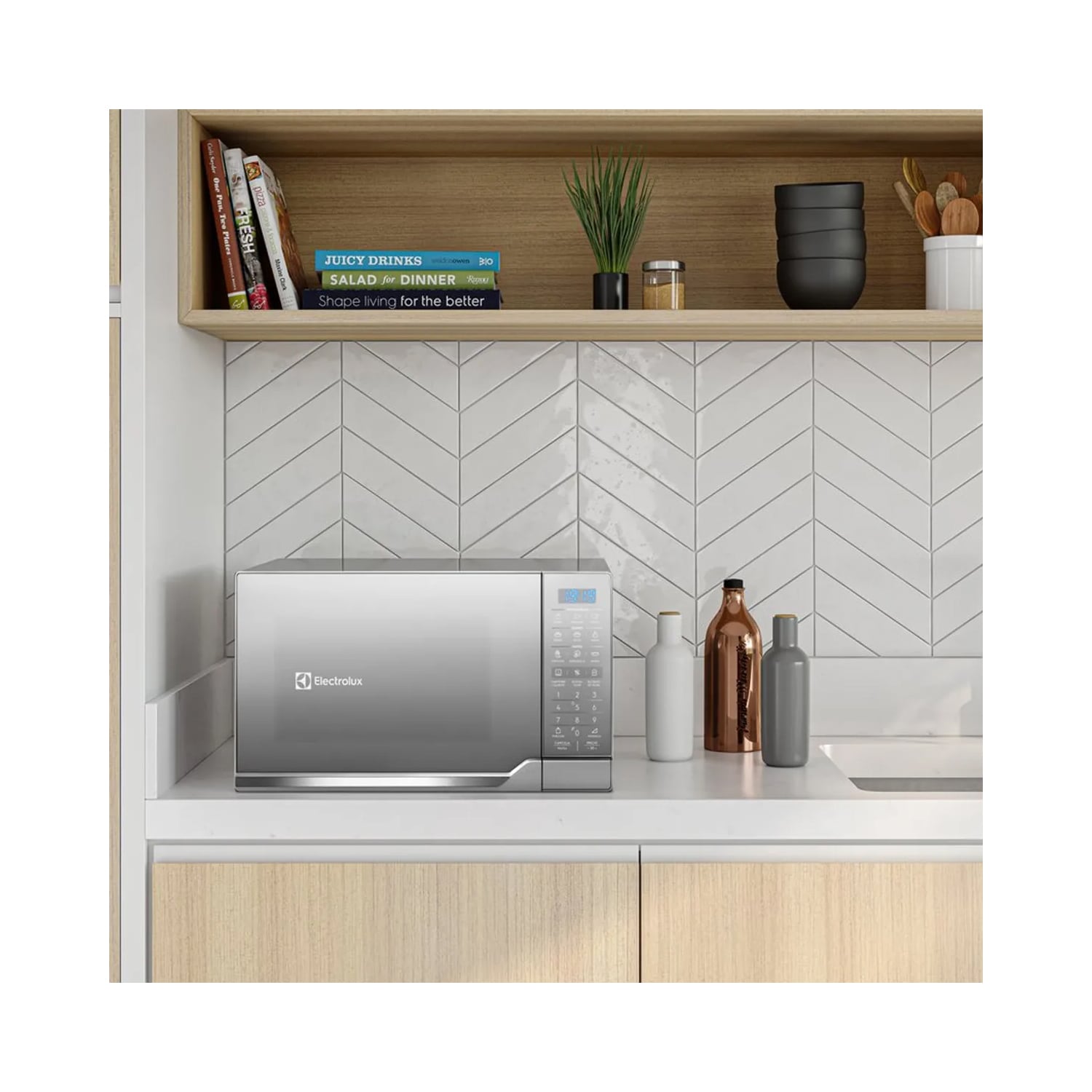 HORNO MICROONDAS 25 LITROS EMDO25S2GSRUG - 2