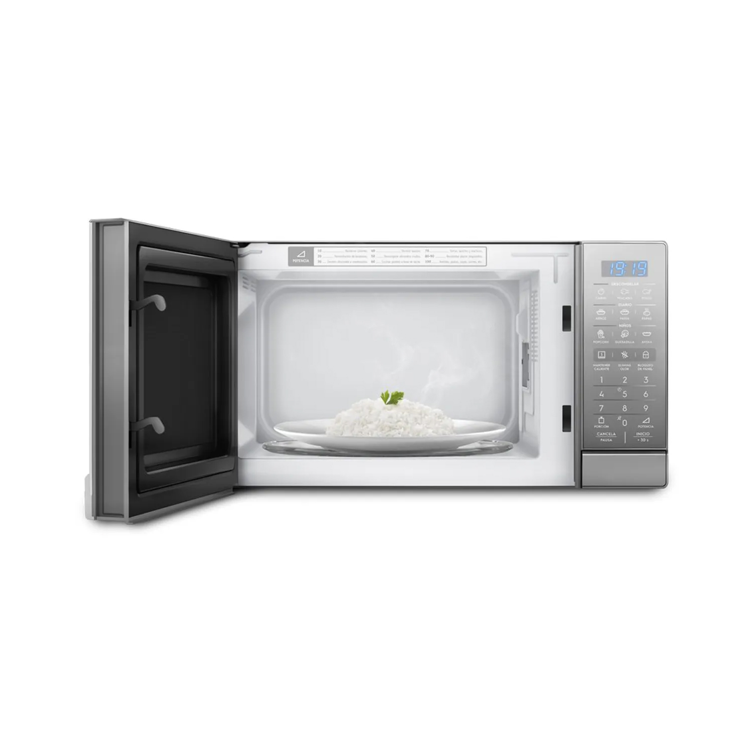 HORNO MICROONDAS 25 LITROS EMDO25S2GSRUG - 4