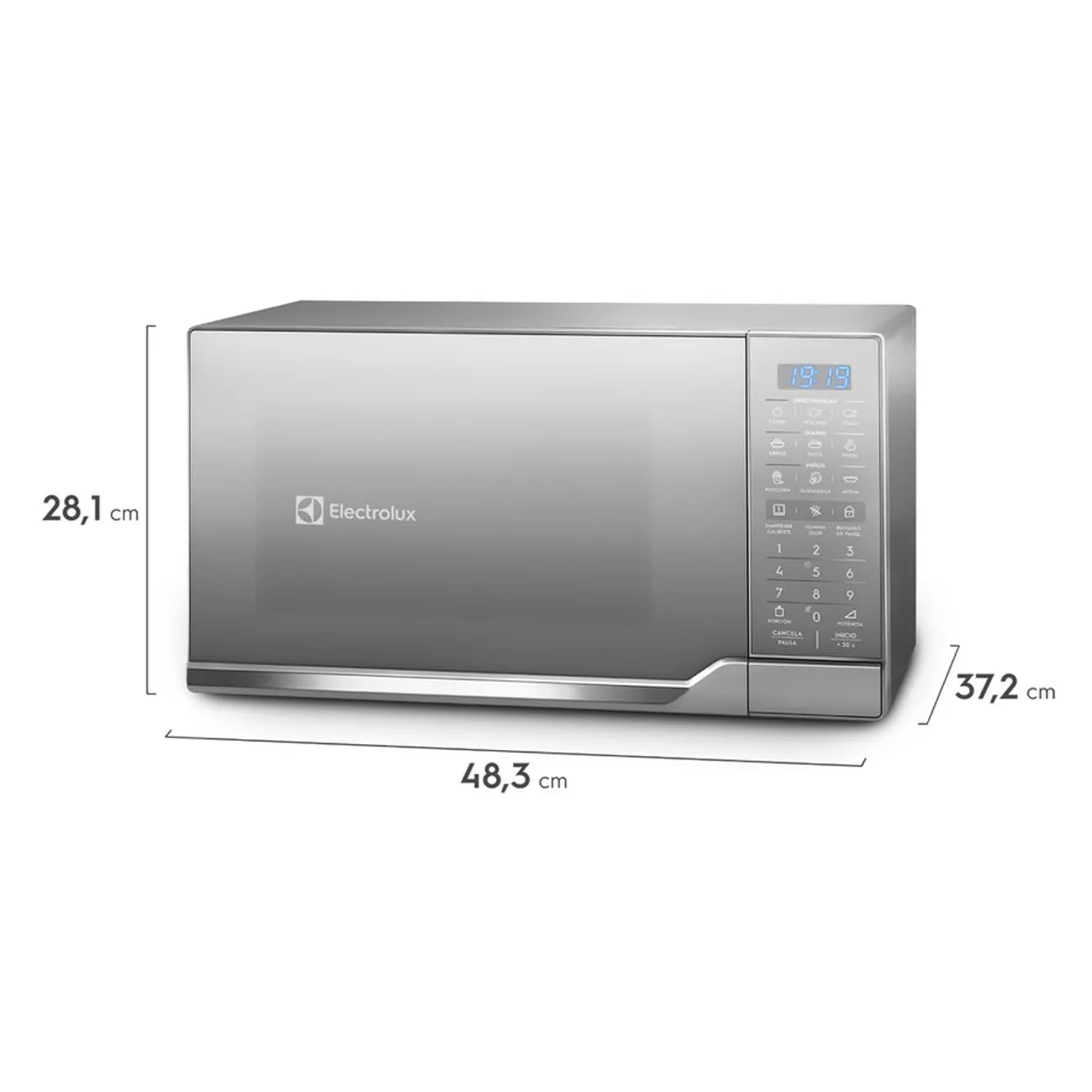 HORNO MICROONDAS 25 LITROS EMDO25S2GSRUG - 5