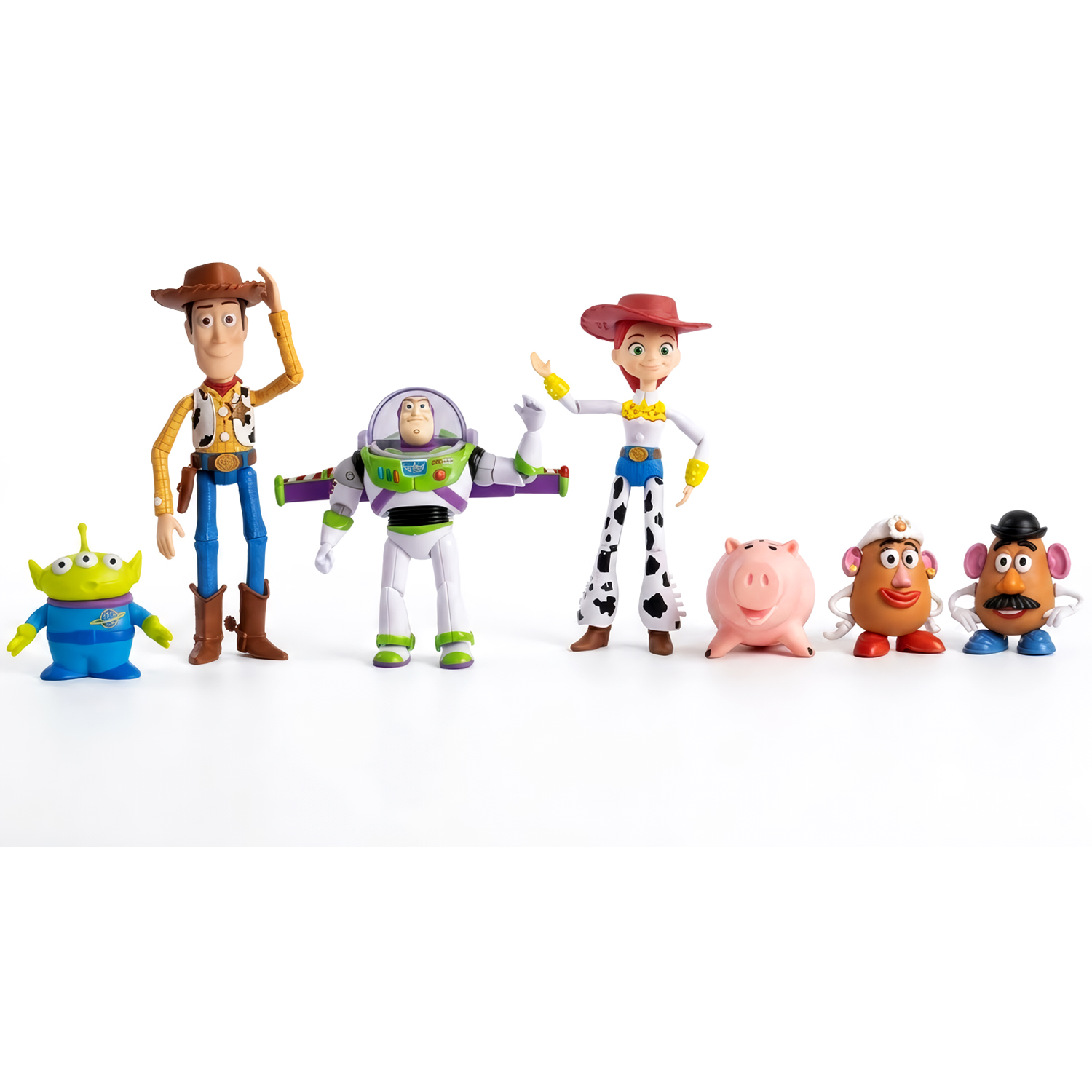 SET DE MUÑECOS DE JEBE TOY STORY 5 ARTICULADOS 7PCS - 3