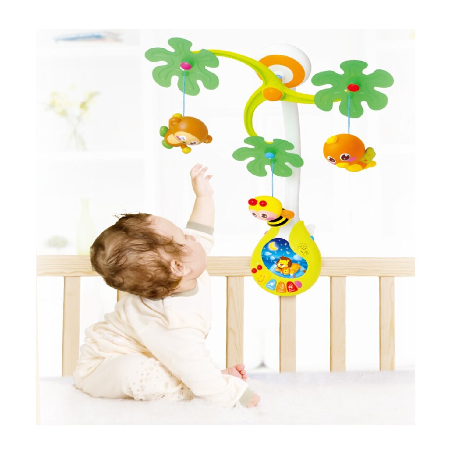 MÓVIL MUSICAL PARA BEBES CON LUCES - 2