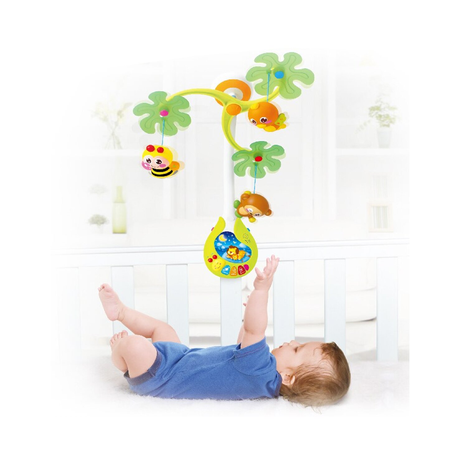 MÓVIL MUSICAL PARA BEBES CON LUCES - 3