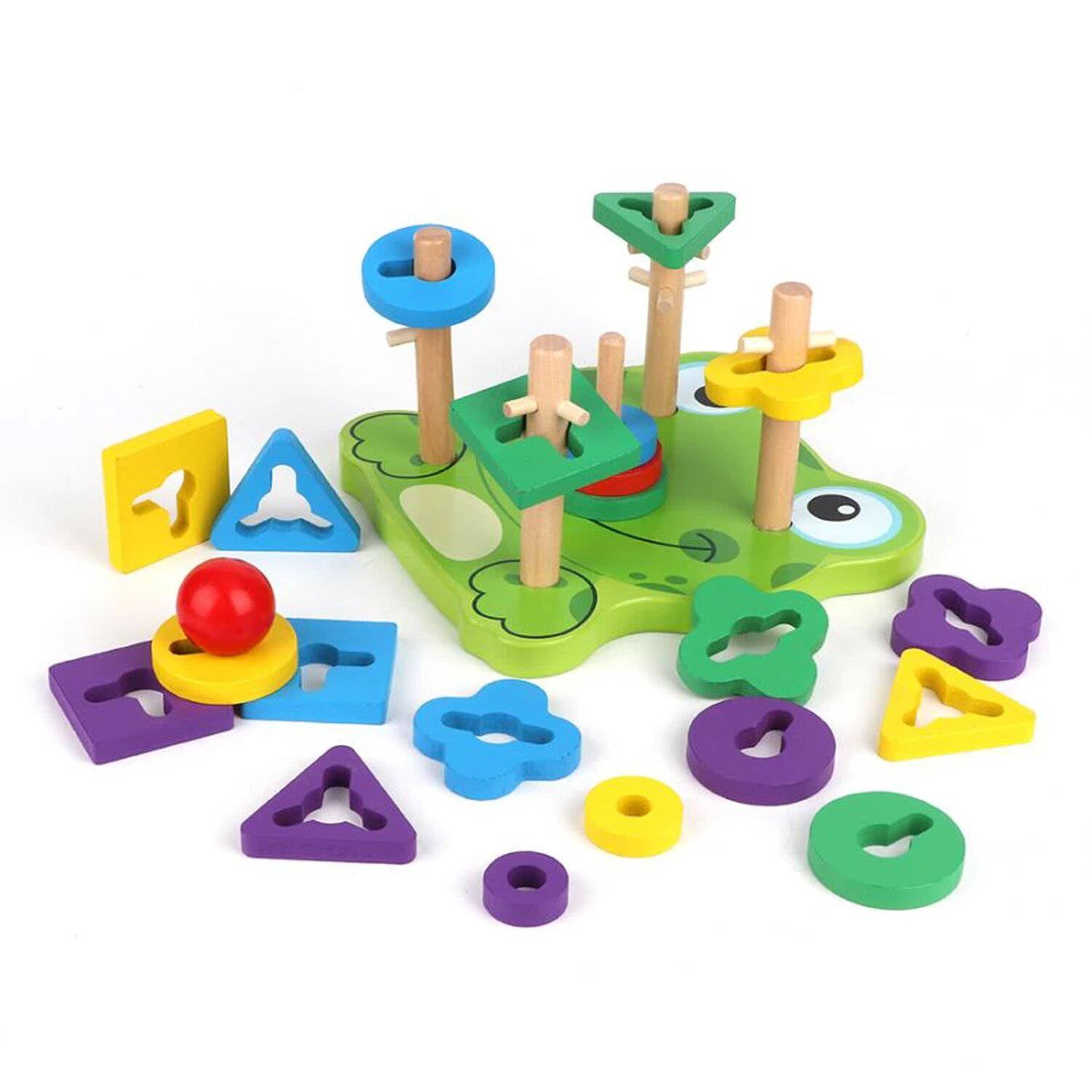 JUEGO DIDÁCTICO 5 CONJUNTOS DE RANA - 1