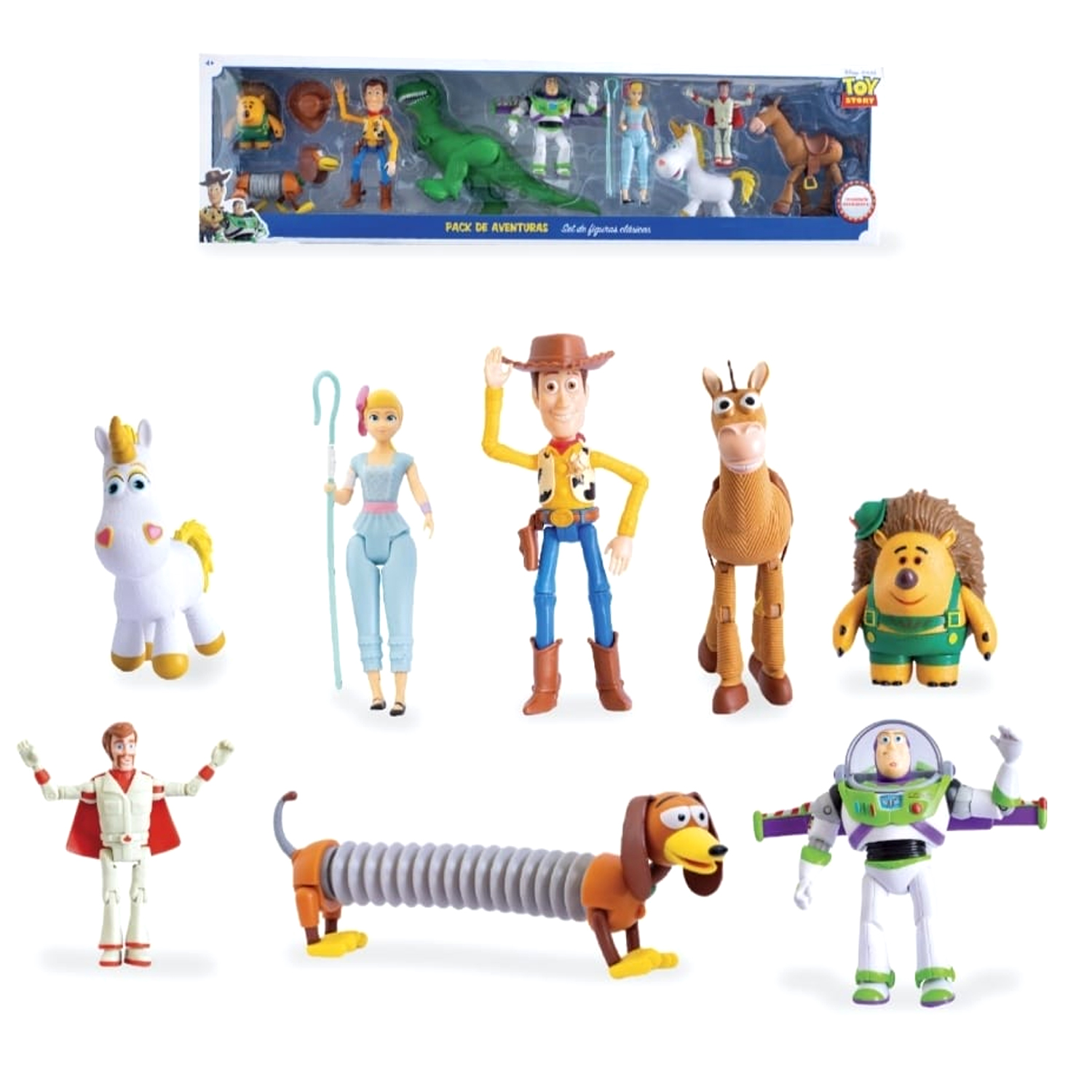 SET DE MUÑECOS DE JEBE TOY STORY ARTICULADOS 9 PCS - 1