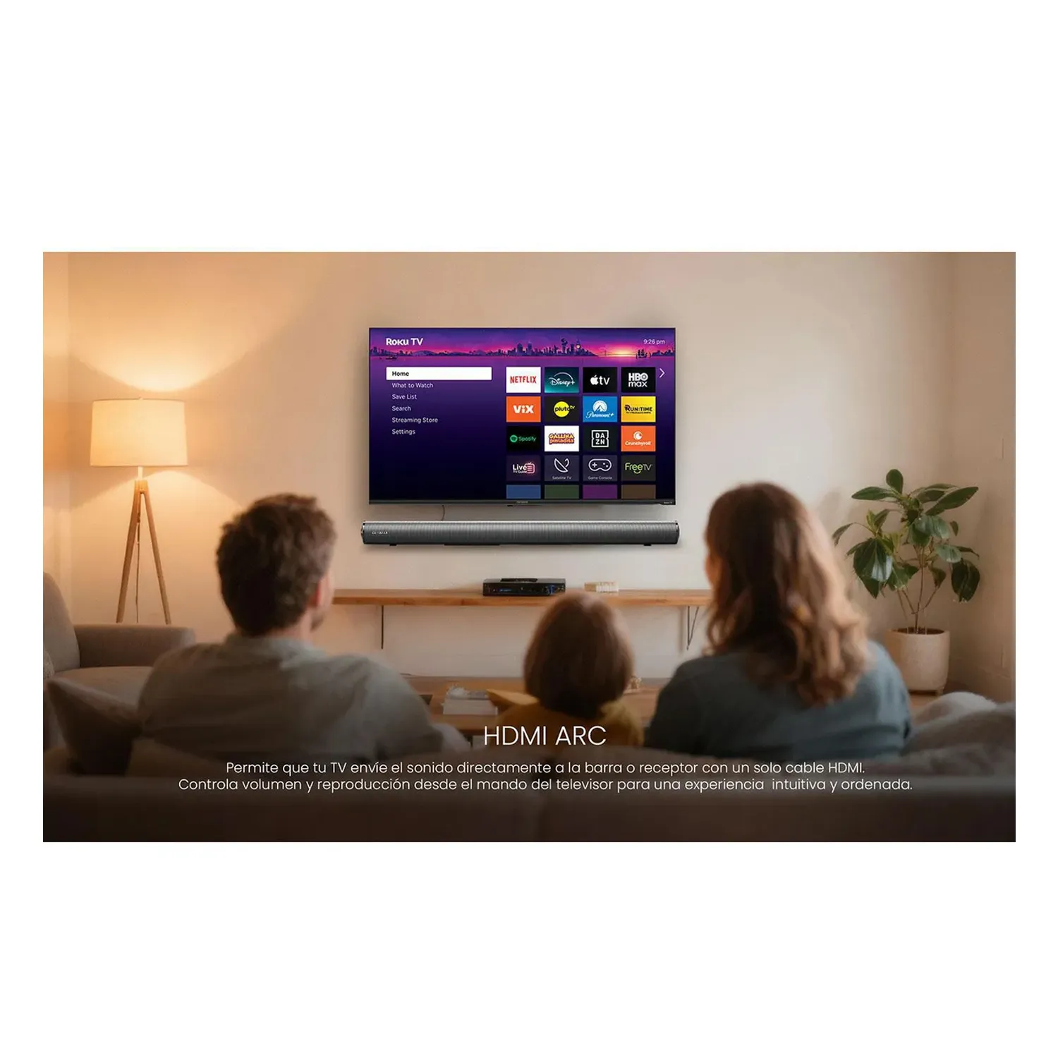 TELEVISOR AIWA SMART TV 43 FHD ROKU AW43B2RK - 4