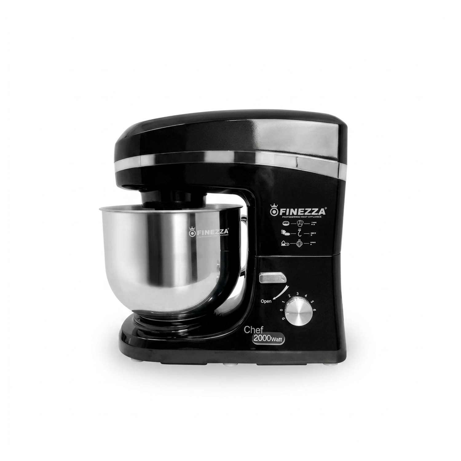 BATIDORA ELÉCTRICA ORBITAL FINEZZA 2000W 5.5L FZ-6818B ROJO - 3