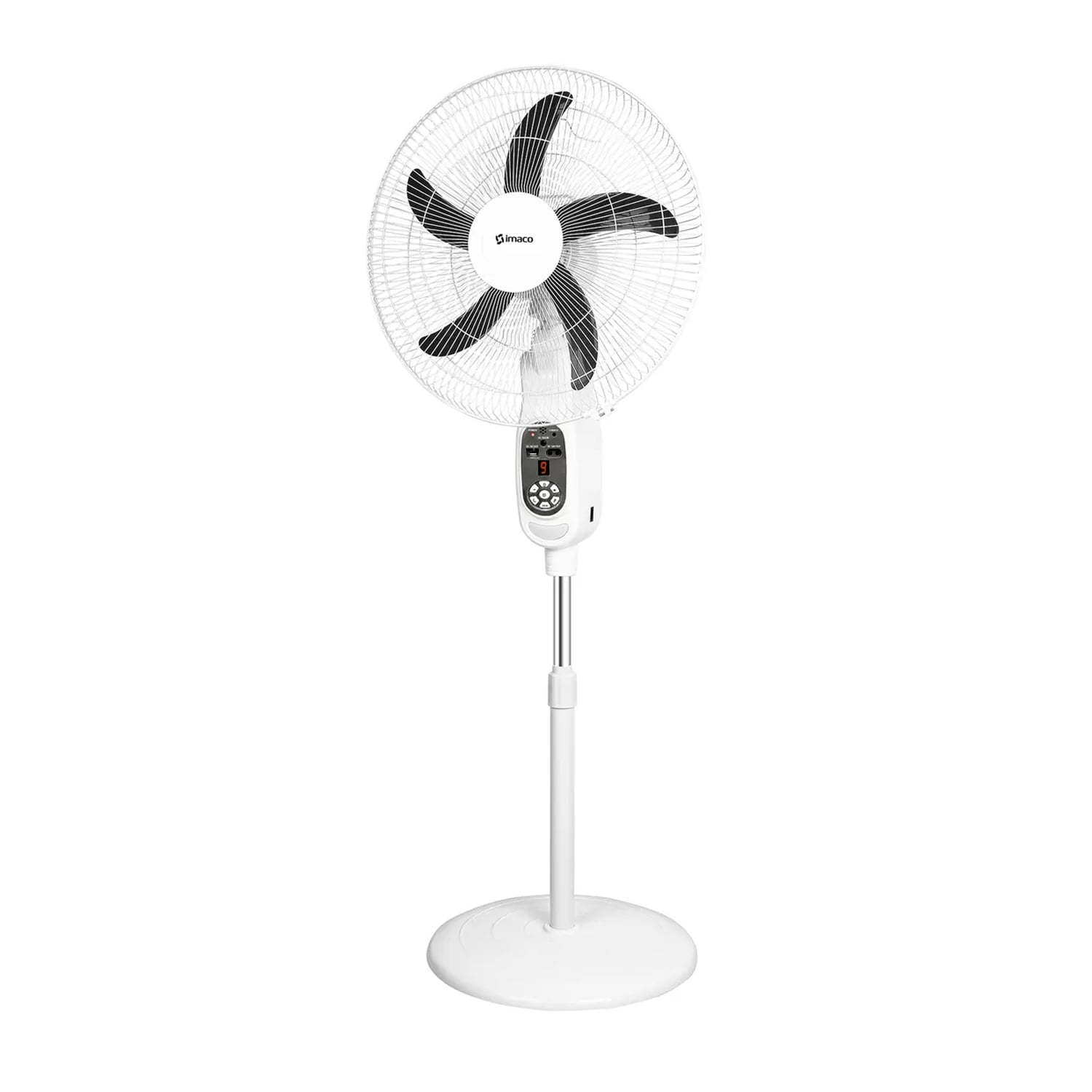 VENTILADOR IMACO 16' SOLAR RECARGABLE DE PEDESTAL FAN1618SOL - 4