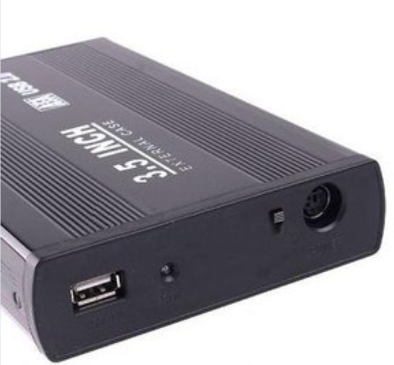 CASE DISCO DURO EXTERNO SATA 3.5 USB 3.0 PC HDD NEGRO SANTOFA ELECTRONICS - 2