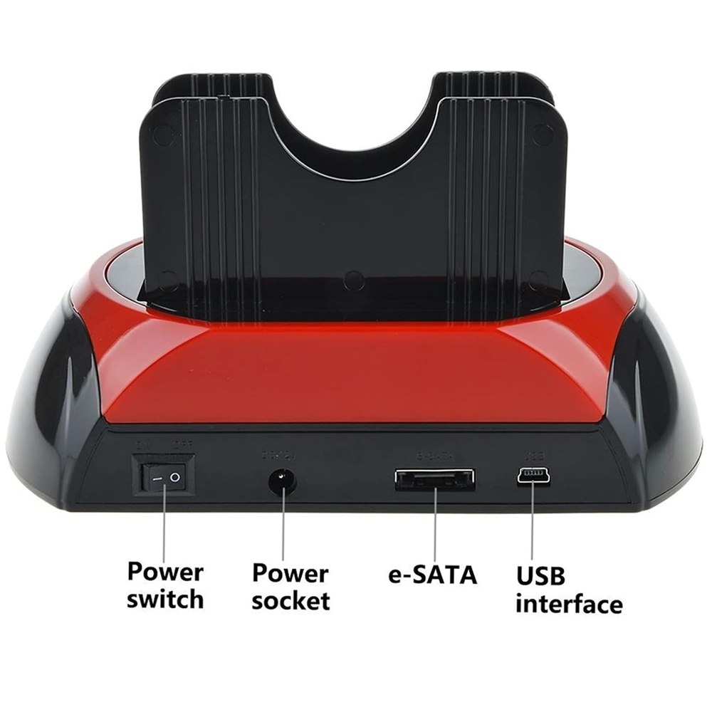 HDD DOCKING STATION DOBLE 2.5 3.5 IDE SATA USB 3.0 MS SF/MD SANTOFA ELECTRONICS S49000 - 9