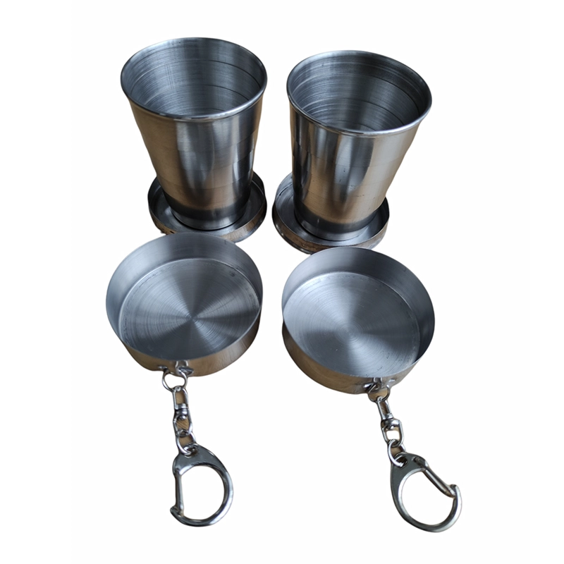 LICORERA ACERO INOXIDABLE 18 OZ SANTOFA ELECTRONICS CON FORRO CUERO CON 2 VASOS NEGRA - 2