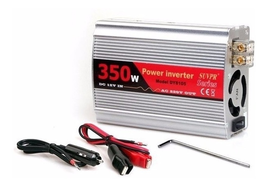 INVERSOR CORRIENTE AUTO 12V A 220V USB 350W SANTOFA ELECTRONICS POWER - 1